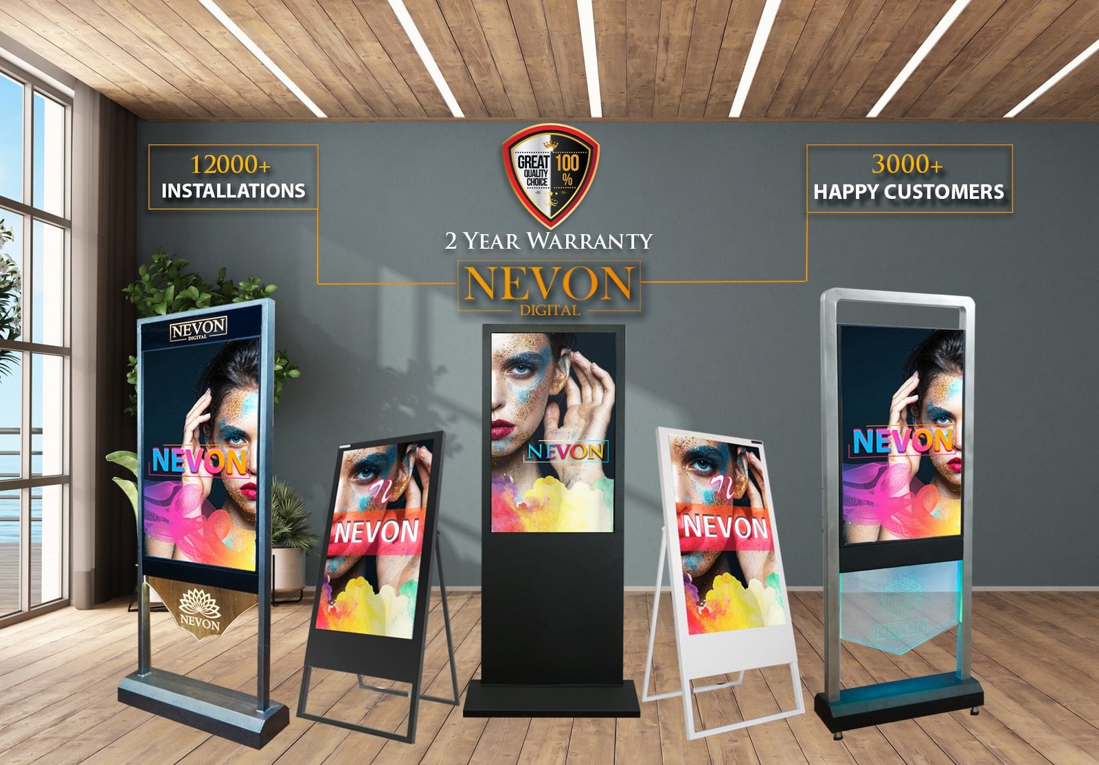 Digital Standee Retail Installation