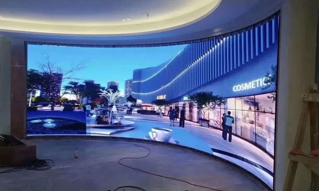 Flexible LED Display Installation